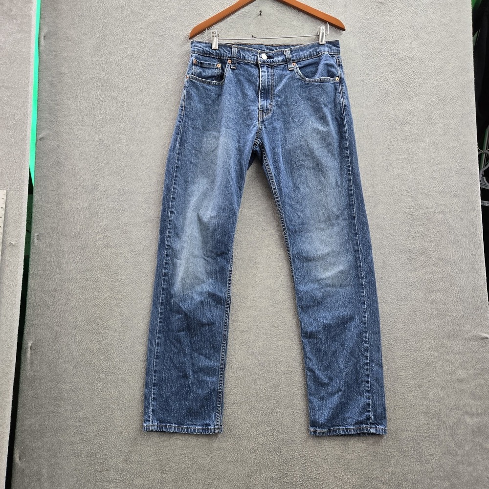 Levi's 559 Men Jeans 33X34 Blue Denim Relaxed Straight 31" Inseam